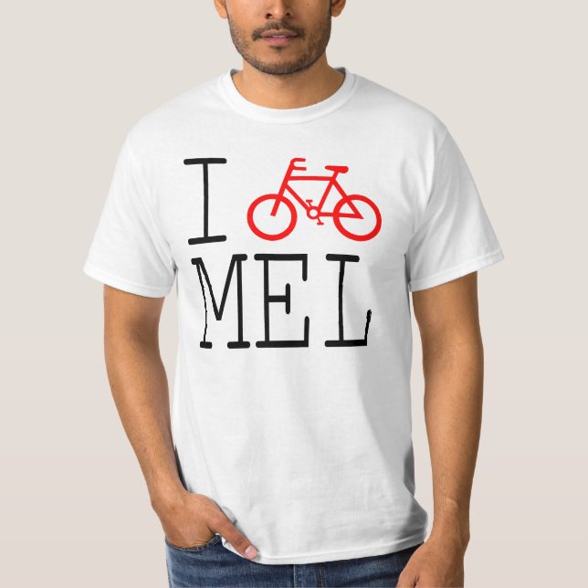 Eu dou um ciclo Melbourne! T-shirt (Frente)