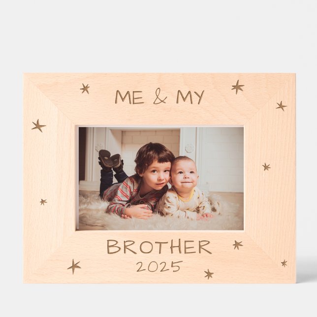 Eu e o meu irmão Irmãos Novo Bebê com Ano (Criador carregado)