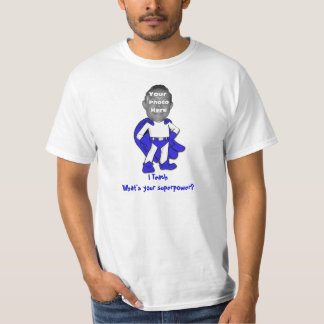 Eu ensino, o que é sua camisa customizável da