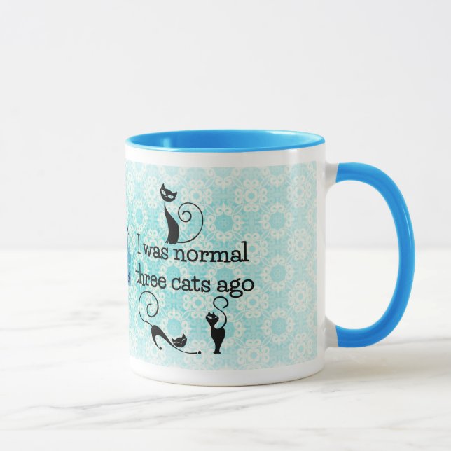 Eu era caneca cómico dos gatos do Normal 3 há (Direita)