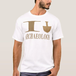 Eu escavo camisas da arqueologia