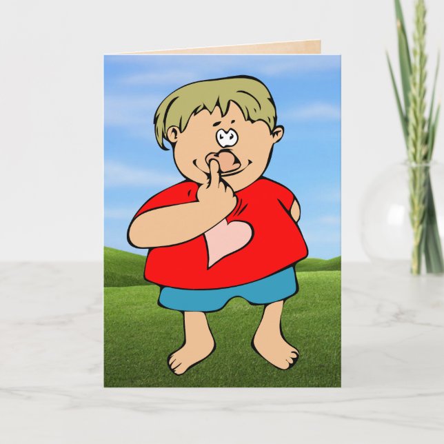 Eu escolhê-lo-ia cartão dos namorados (Frente)