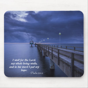 Eu espero pelo Lord Ocean Bridge Mouse pad