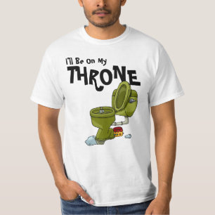 Eu estarei em meu t-shirt do trono