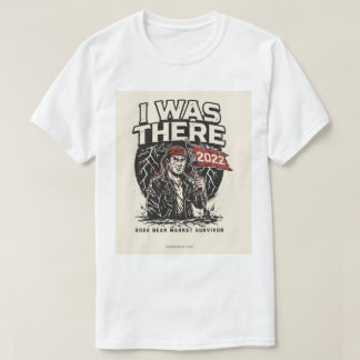 EU ESTAVA LÁ - Camiseta masculina Bitcoin