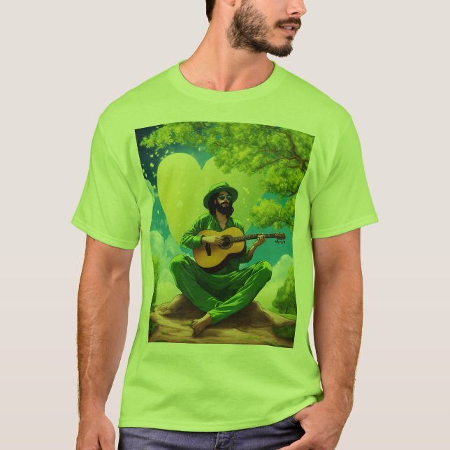 Eu Estava Lá: Reggae Psicodélico Vibes T-Shirt (Frente)