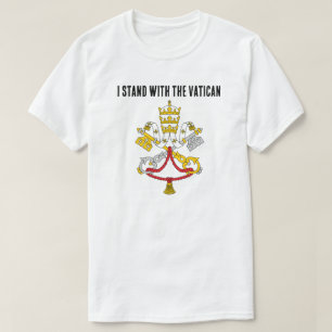 Eu estou com a camiseta do Vaticano