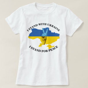 EU ESTOU COM A UCRÂNIA - EU ESTOU EM PEACE T-Shirt