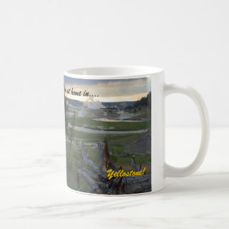Eu estou em casa em….Yellowstone! Caneca de café