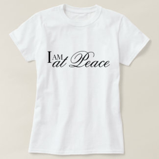 Eu estou em paz afirmação metta oração Camiseta