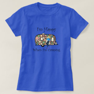 Eu estou feliz quando eu sou t-shirt de