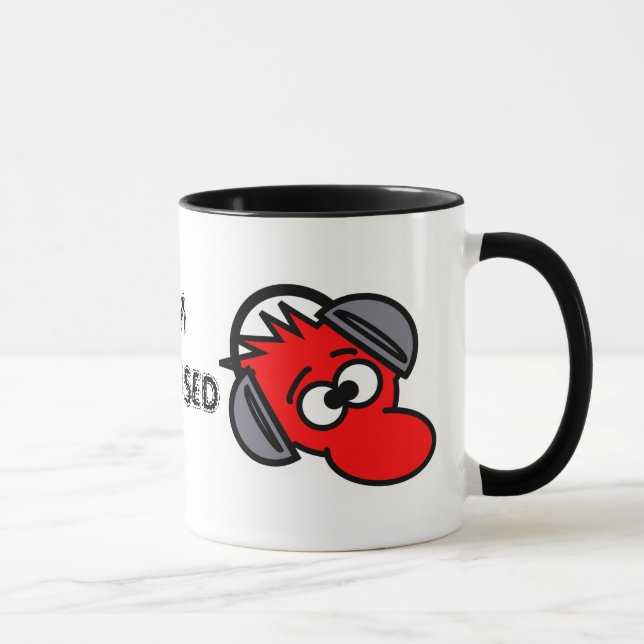 EU ESTOU FOCADO! Cara do fone de ouvido caneca de  (Direita)