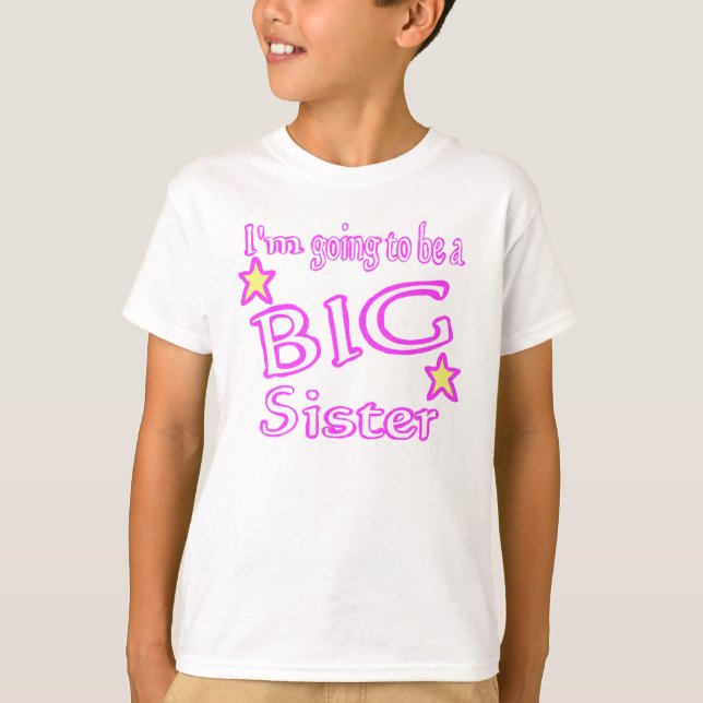 Eu estou indo ser uma camisa da irmã mais velha (Frente)