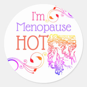 Eu estou menopausa, o adesivo quente art nouveau c
