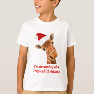 Eu estou sonhando de um t-shirt tropical do Natal