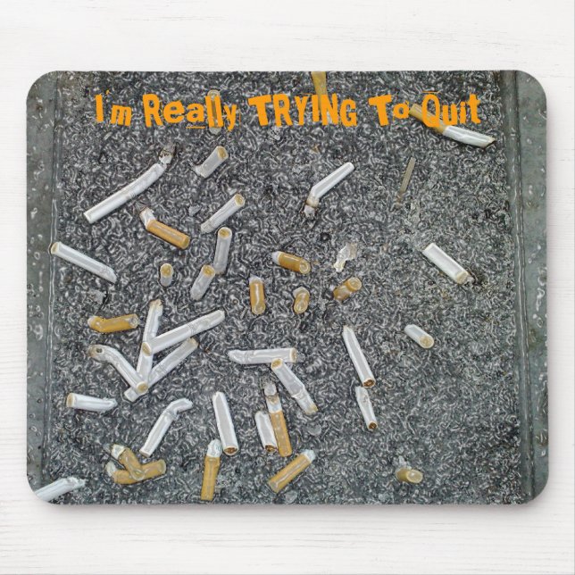 Eu ESTOU TENTANDO realmente parar Mousepad (Frente)