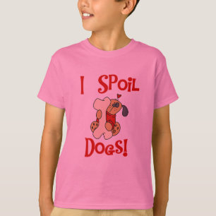 Eu estrago o camiseta e os presentes dos cães
