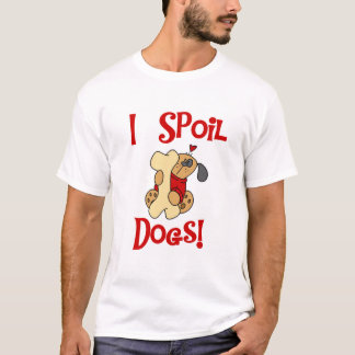 Eu estrago o camiseta e os presentes dos cães