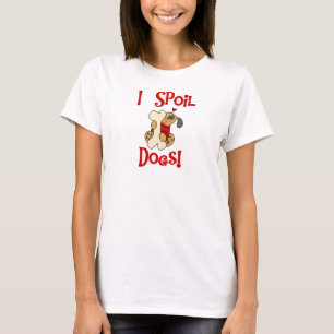 Eu estrago o camiseta e os presentes dos cães