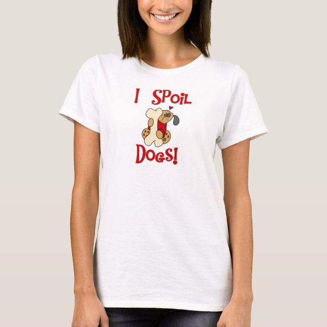 Eu estrago o camiseta e os presentes dos cães (Frente)
