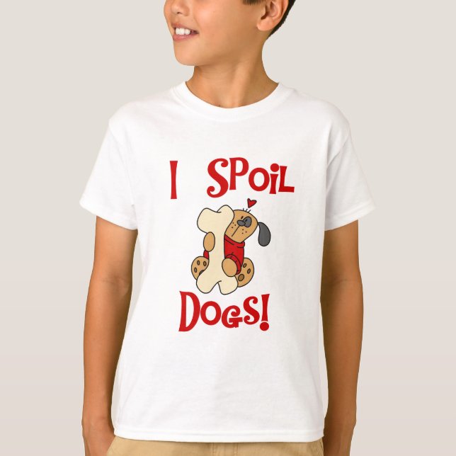 Eu estrago o camiseta e os presentes dos cães (Frente)