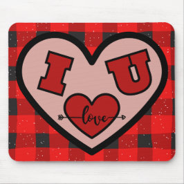 Eu? Eu Amo Você Búfalo Xadrez Mousepad