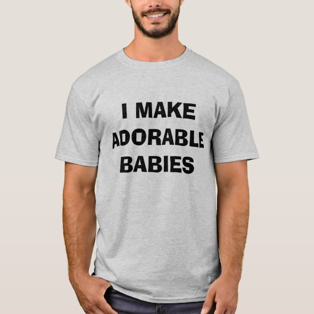 Eu faço a bebês adoráveis a camisa (Frente)