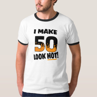 Eu faço ao olhar 50 o t-shirt quente do