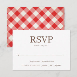Eu faço cartões RSVP de Casamento de CHURRASCO