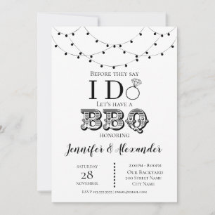 Eu faço chá de casais de festa de noivado de churr