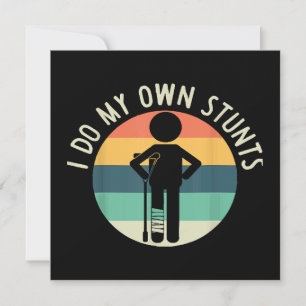 eu faço minhas próprias acrobacias