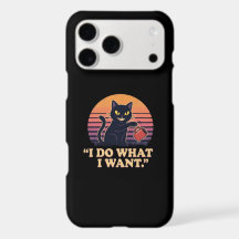 Eu Faço O Que Quero Gato Preto Engraçado