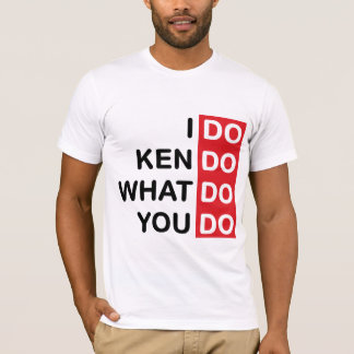 Eu faço o t-shirt de Kendo
