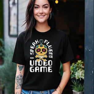 Eu Falo Camiseta Fluent Video Game