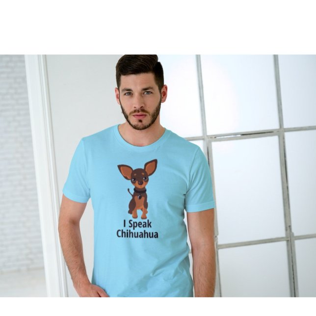 Eu Falo Chihuahua T-Shirt (Criador carregado)