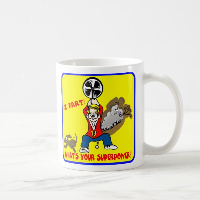 Eu Fart o que é sua caneca da superpotência (Direita)