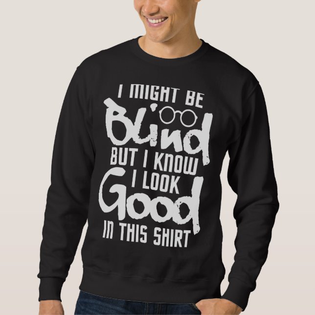 Eu Fico Bem Nesta Camisa - Cegueira De Pessoas Ceg (Frente)