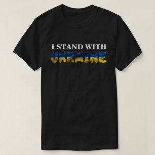 EU FICO COM A UCRÂNIA T-Shirt