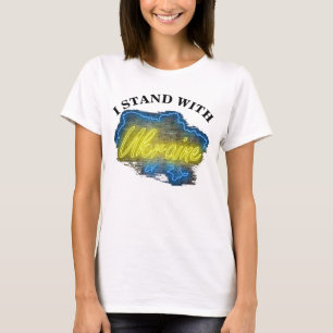 EU FICO COM A UCRÂNIA T-Shirt