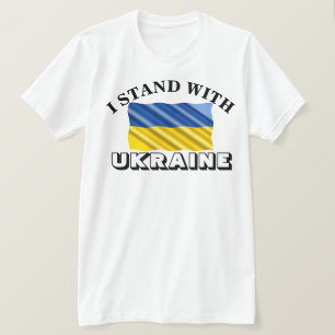 EU FICO COM A UCRÂNIA T-Shirt