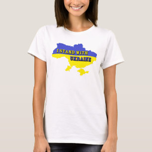 EU FICO COM A UCRÂNIA T-Shirt