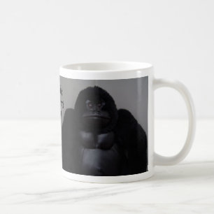 Eu fico feio sem meu café - caneca humorística