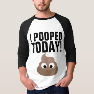 EU FIZ COCO HOJE! Camisetas engraçadas