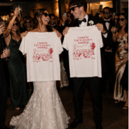 Eu Fui à Camisa de Convidado de Casamento ao Ar Li