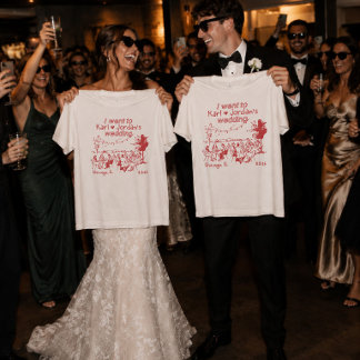 Eu Fui à Camisa de Convidado de Casamento ao Ar Li