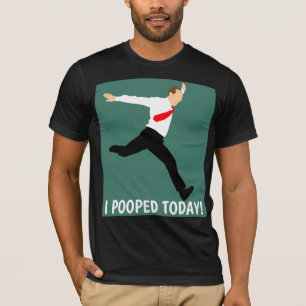 EU FUI HOJE! T-Shirts de Aniversário dos Homens En