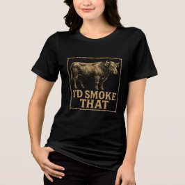 Eu fumaria aquilo - com T-Shirt de sino