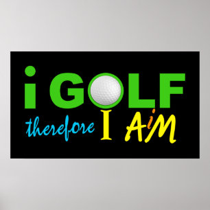 EU GOLF o poster