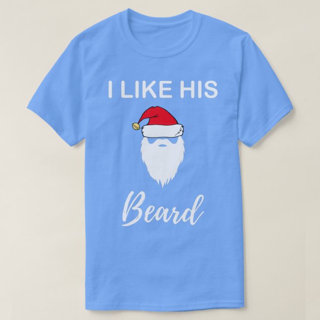 Eu Gosto Da Camisa De Barba Dele Para Casais De Na (Frente do Design)