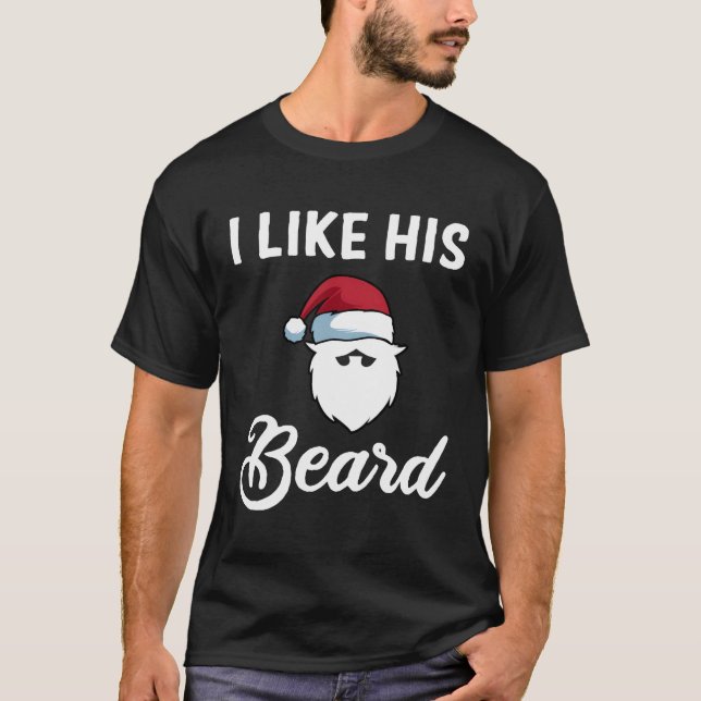 Eu Gosto Da Camisa De Barba Dele Para Casais De Na (Frente)